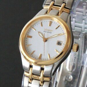 Eco Drive Women's Silhouette Calendar Two Tone 25mm